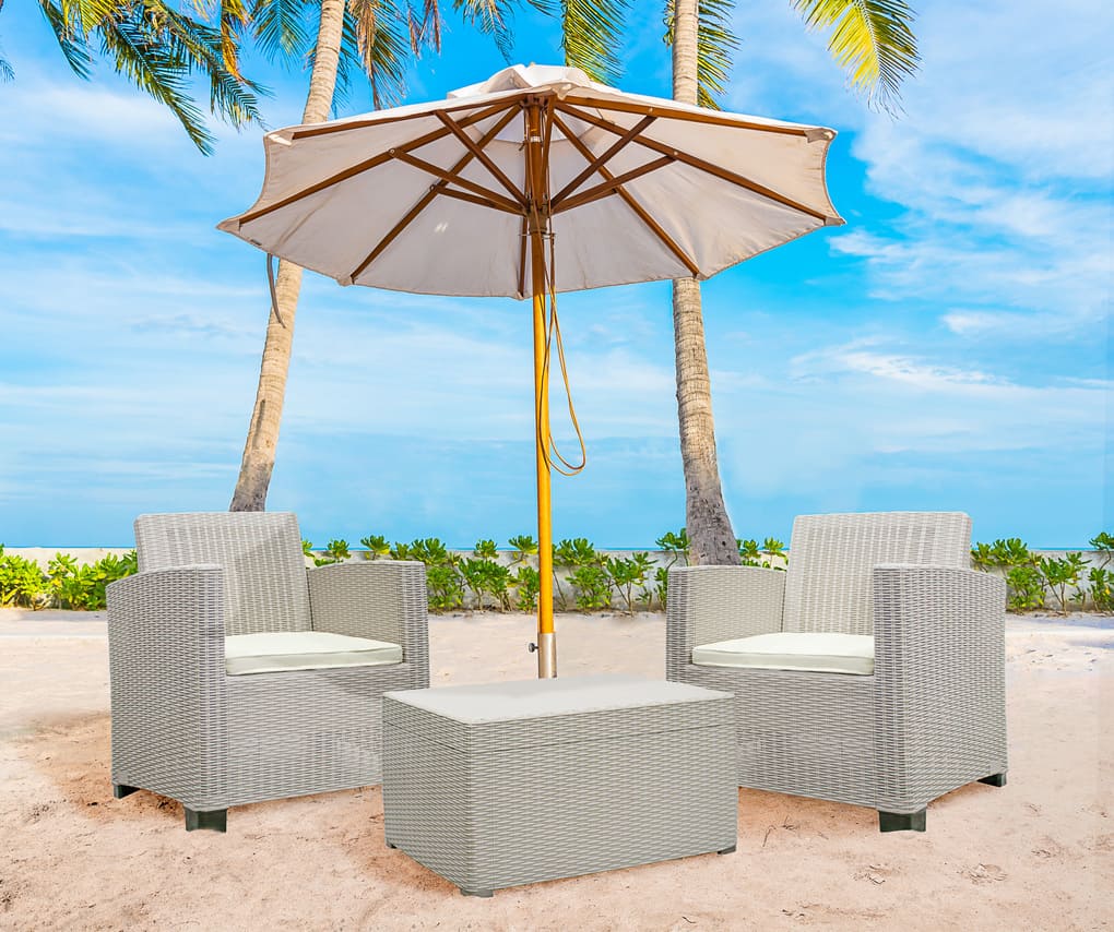 Muebles de plástico para exteriores en El Salvador: diseño y funcionalidad